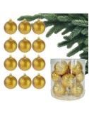 Plastikowe Bombki Złote...