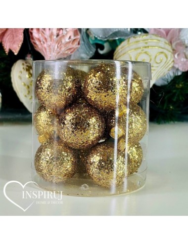 Plastikowe Bombki Złote...