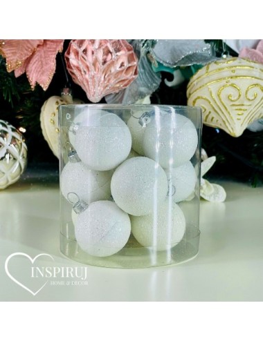 Plastikowe Bombki Białe...