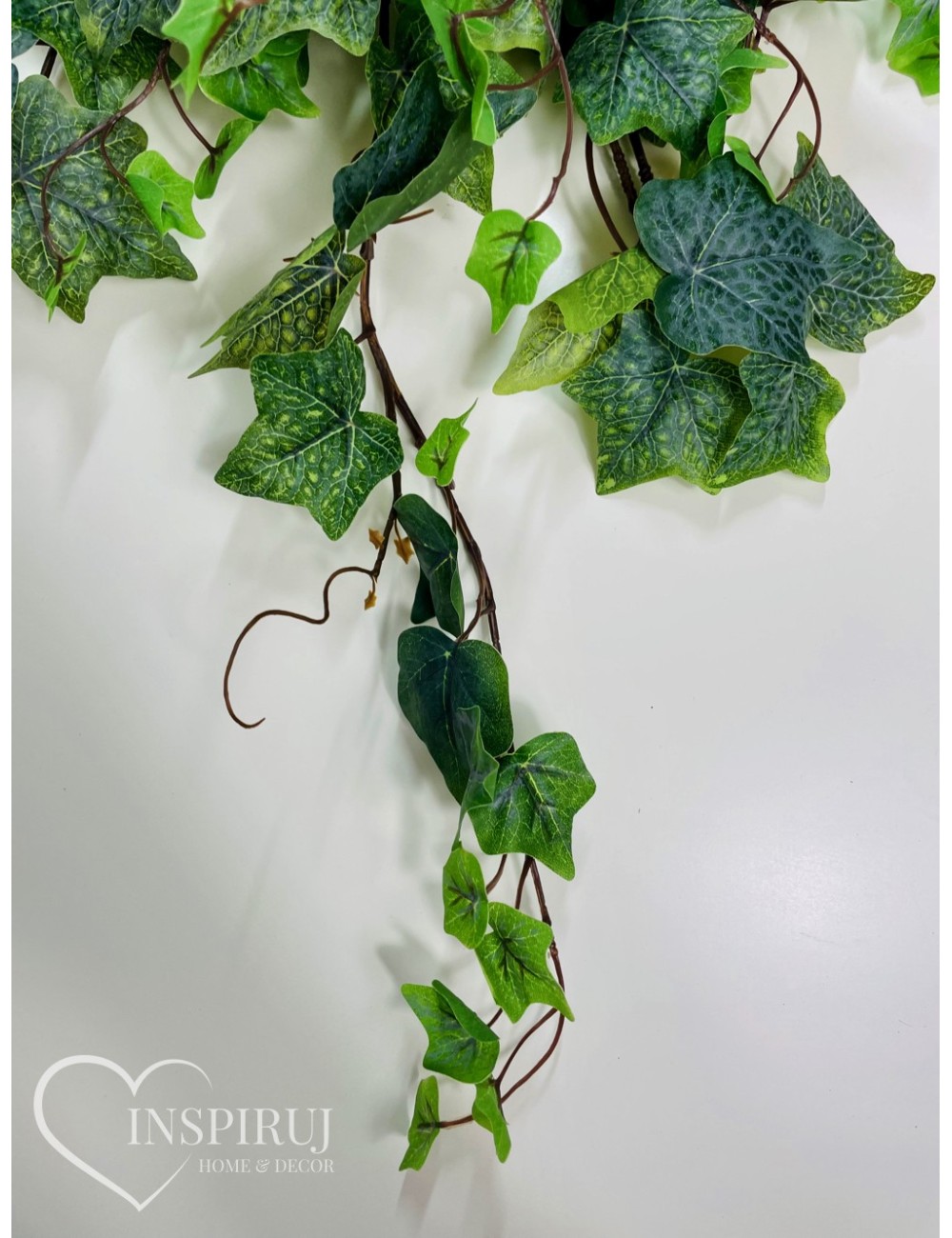 Girlanda z liśćmi bluszczu, bluszcz w bukiecie, zwisie 70 cm kolor