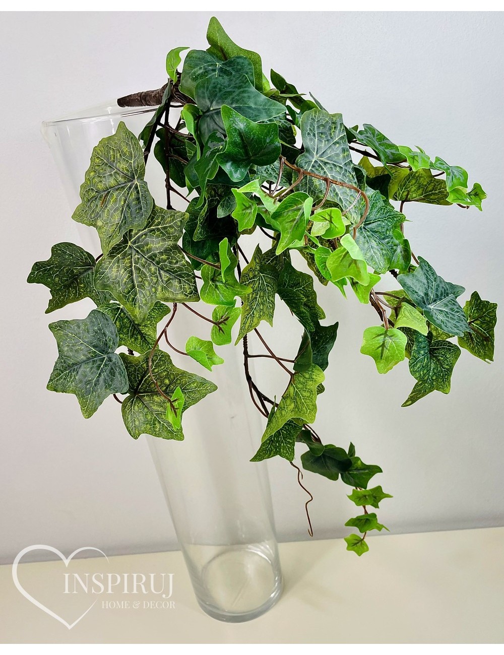 Girlanda z liśćmi bluszczu, bluszcz w bukiecie, zwisie 70 cm kolor