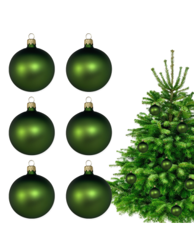 Bombki szklane - Zielony...