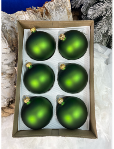 Bombki szklane - Zielony...