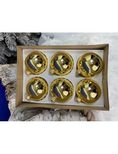 Bombki szklane - Złoty...