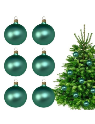 Bombki szklane - Seledynowy...