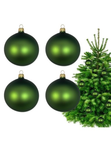 Bombki szklane - Zielony...