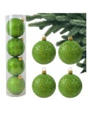 Plastikowe Bombki Limonkowe...