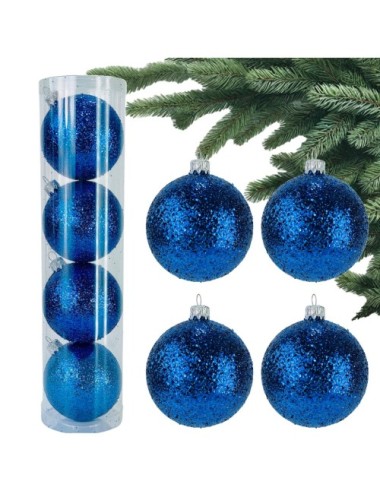 Plastikowe Bombki Granatowe...