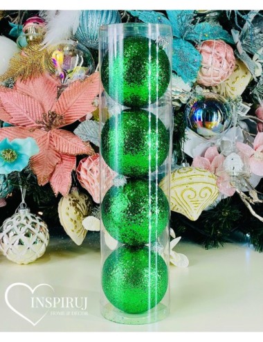 Plastikowe Bombki Zielone...