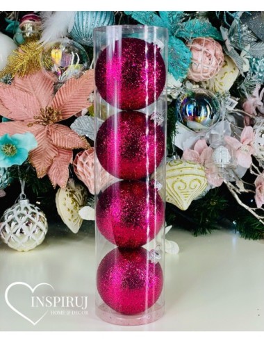 Plastikowe Bombki Fuksjowe...