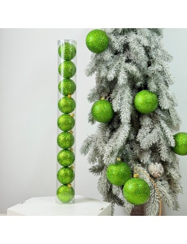 Plastikowe Bombki Limonkowe...