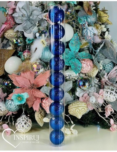 Plastikowe Bombki Granatowe...