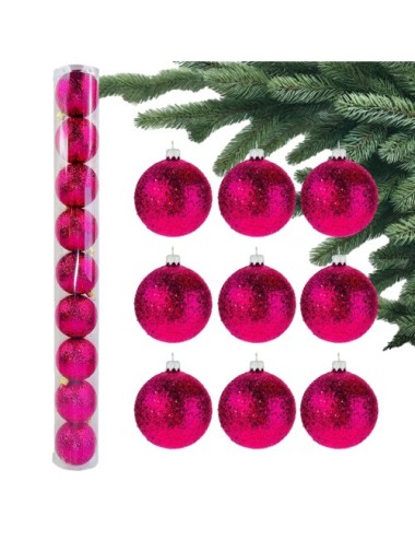 Plastikowe Bombki Fuksjowe...
