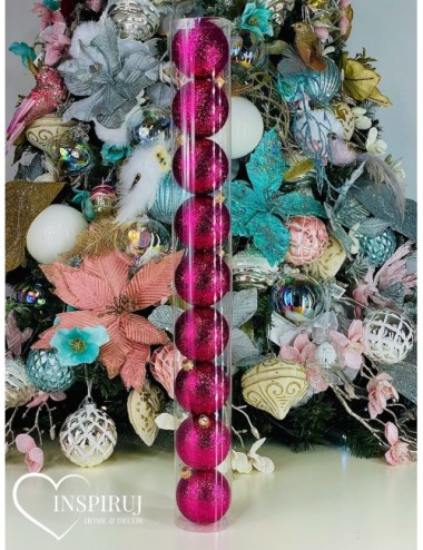 Plastikowe Bombki Fuksjowe...