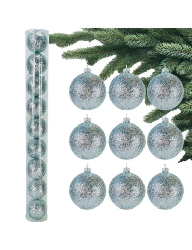 Plastikowe Bombki Srebrne...