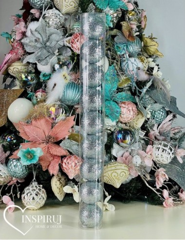 Plastikowe Bombki Srebrne...