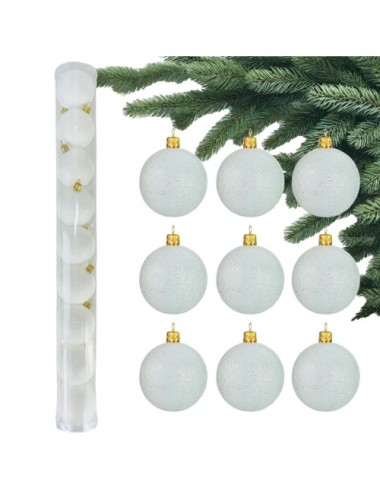 Plastikowe Bombki Białe...