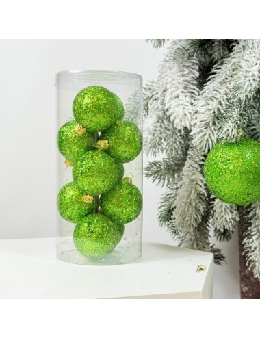 Plastikowe Bombki Limonkowe...