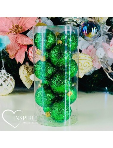 Plastikowe Bombki Zielone...