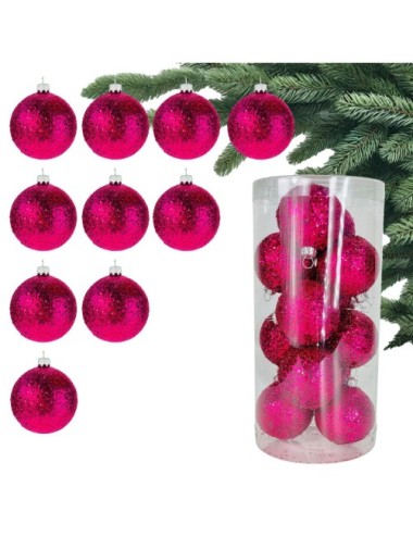 Plastikowe Bombki Fuksjowe...