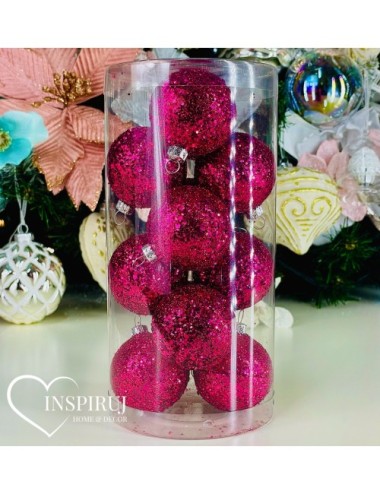 Plastikowe Bombki Fuksjowe...