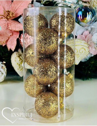 Plastikowe Bombki Złote...