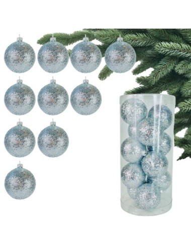 Plastikowe Bombki Srebrne...