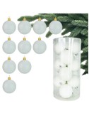 Plastikowe Bombki Białe...