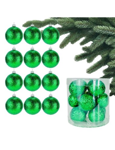 Plastikowe Bombki Zielone...