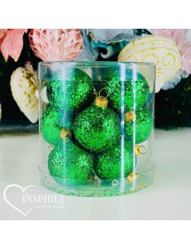 Plastikowe Bombki Zielone...