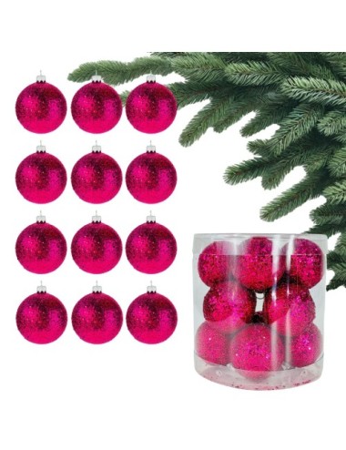 Plastikowe Bombki Fuksjowe...